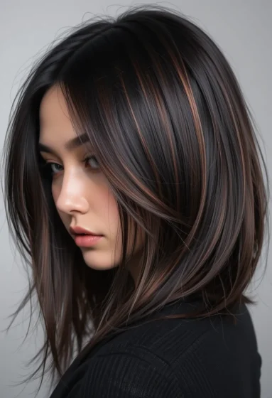 Chestnut Brown Streaks