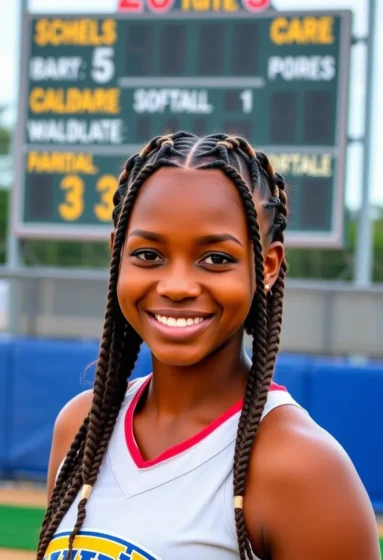 Cornrow Braided Pigtails