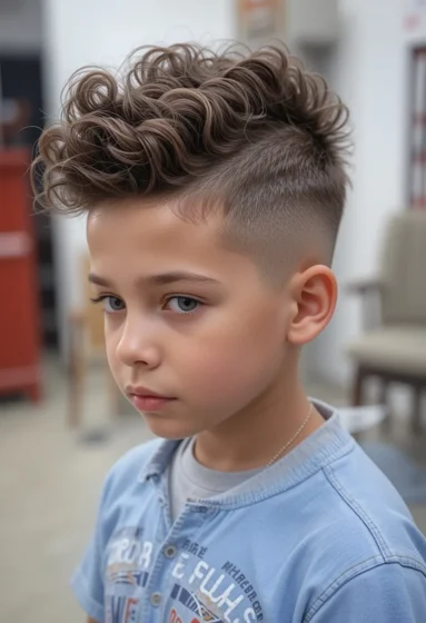 Curly Faux Hawk