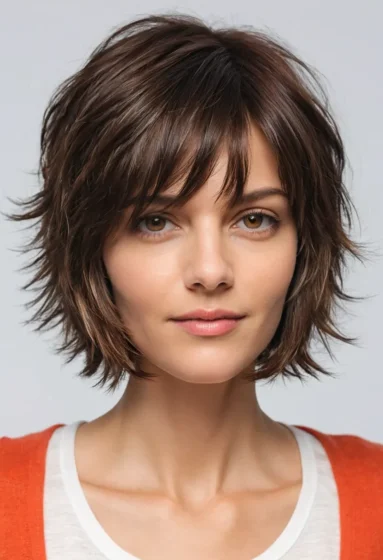 Feathered Choppy Bob