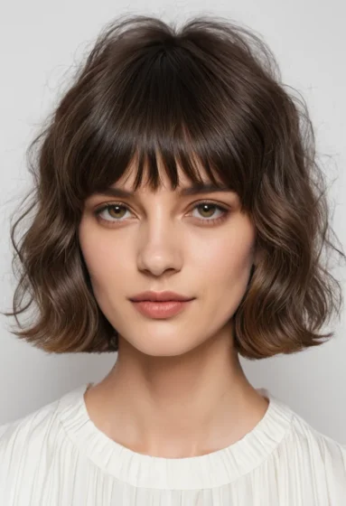 Fluffy Volume Wolf Cut