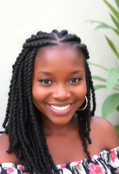 Half-Up Half-Down Twists