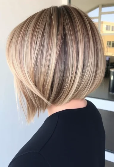 Inverted Bob With Face-Framing Bangs