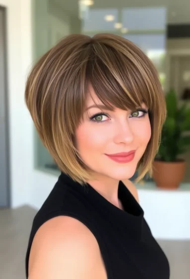 Layered Bob Wolf Cut