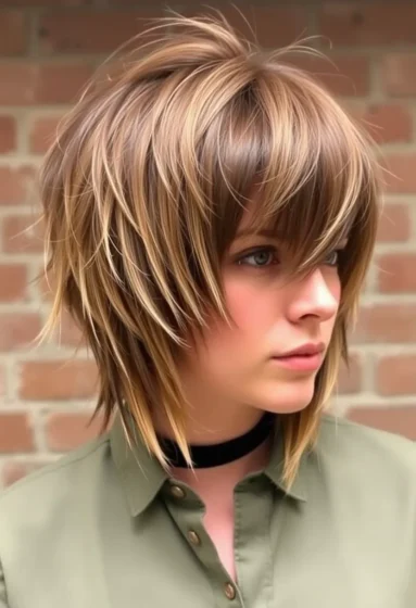 Mullet-Inspired Wolf Cut