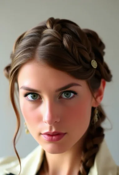 Pulled-Back Twists With Coin Accents