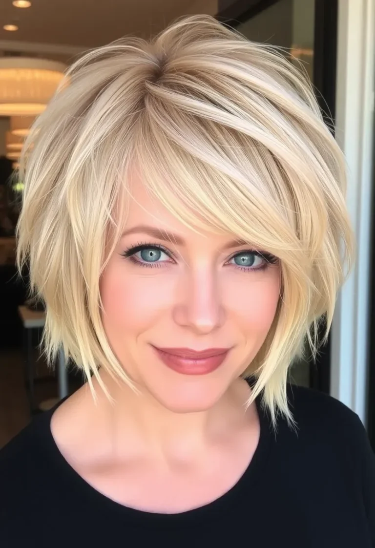 Short Shag with Piecey Layers