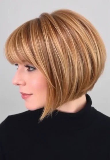 Short Wolf Cut with Curled Ends
