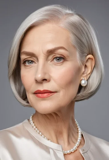 Sleek Side-Parted Bob