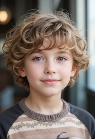 Soft Curly Fringe