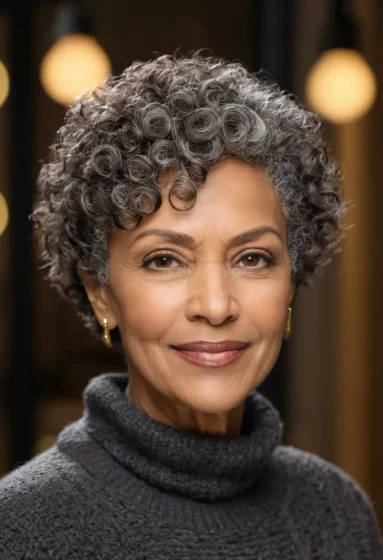 Tapered Cut with Soft Curls