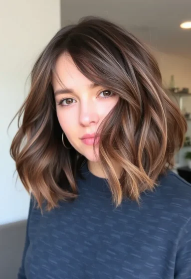 Textured Bob With Wispy Bangs