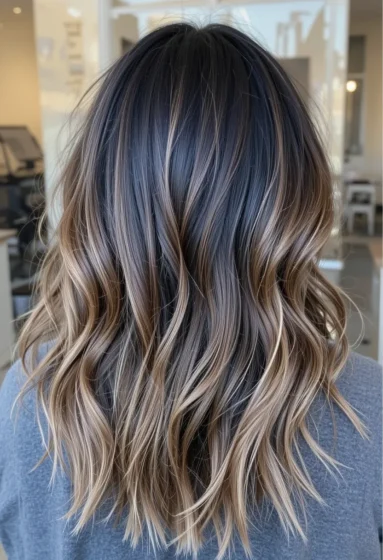 Warm Bronde Highlights