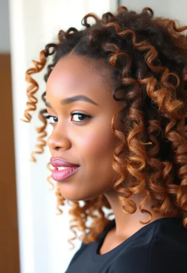 Wash and Go with Defined Curls