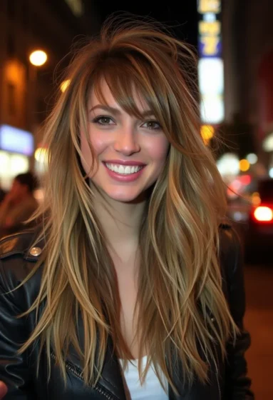 Wispy Layers with Choppy Bangs