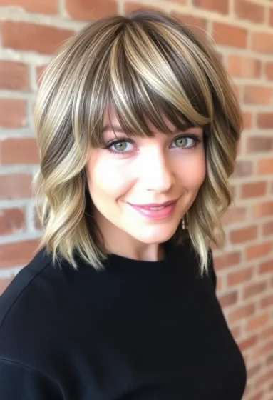 Wolf Cut with Face-Framing Highlights