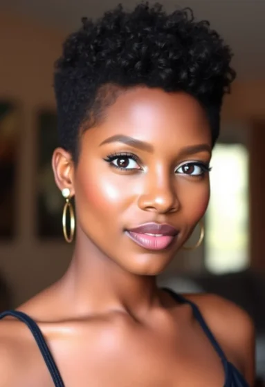 Afro Puff Pixie