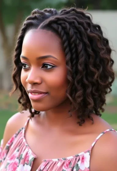 Boho Chic Short Crochet with Loose Ends