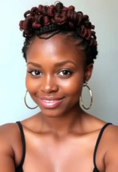 Layered Curly Crochet Pixie