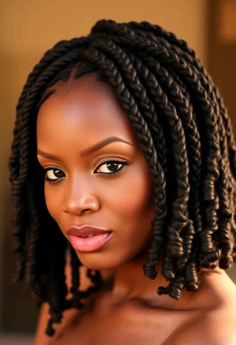 Short Goddess Crochet Locs