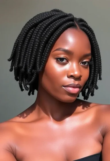 Short Passion Twist Crochet Bob