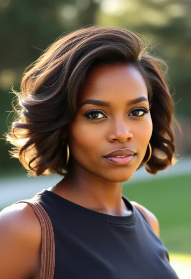 Wavy Crop with Natural Volume