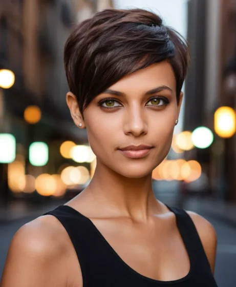 Asymmetrical Pixie Cut