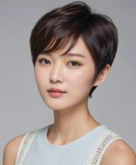 Korean Pixie With Soft Edges