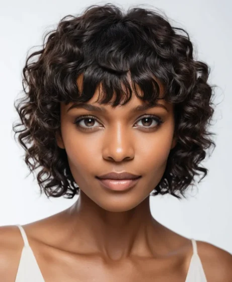 Layered Crop with Textured Fringe