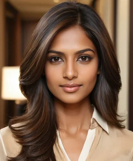 Long Layers with Face-Framing Pieces