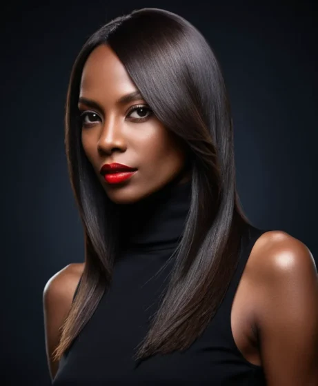 Sleek Straight Layers for a Polished Look