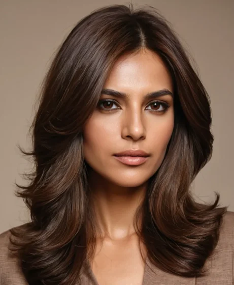 Textured Layers for Thick Hair