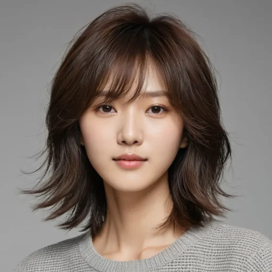 Wispy Korean Wolf Cut