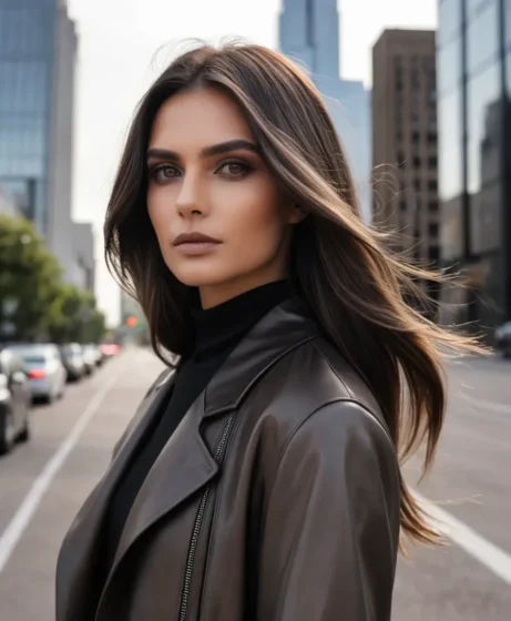 Ash Brown Cool-Toned Balayage