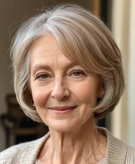 Chin-Length Bob with Wispy Ends