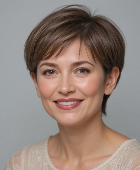 Classic Pixie with Clean Lines