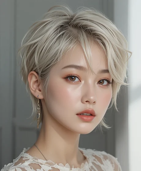 Feathered Pixie with Light Layers