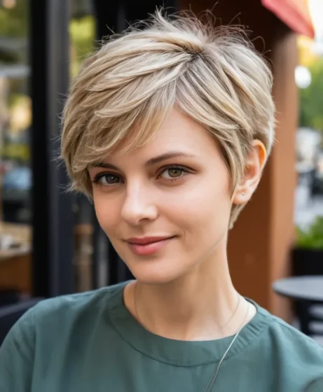 Layered Pixie Bob Hybrid