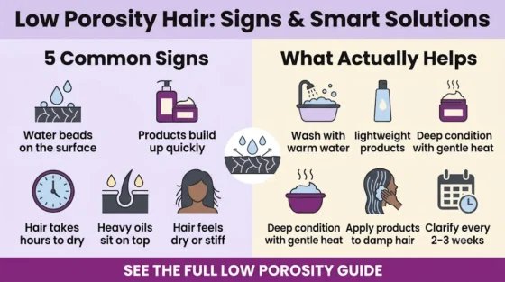 Low Porosity Hair Signs and Solutions