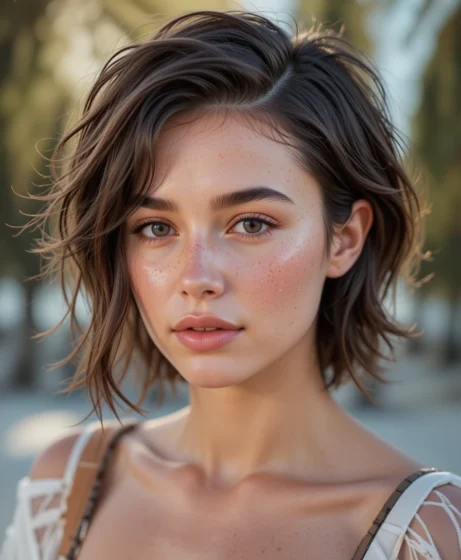 Messy Pixie with Tousled Layers