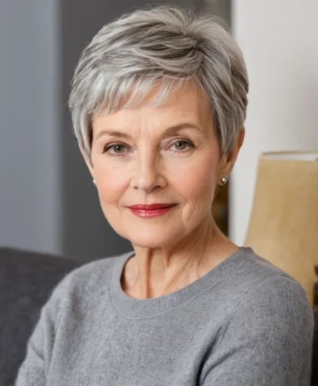 Pixie with Side-Swept Bangs