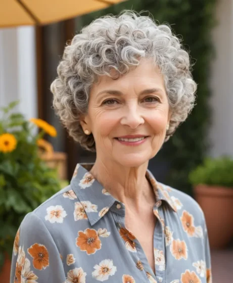 Soft Curly Short Cut