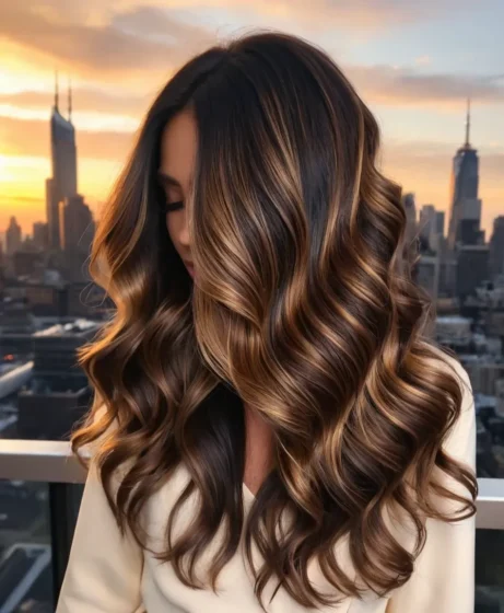Subtle Chestnut Balayage