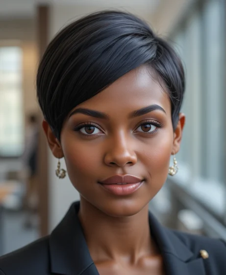 Tapered Pixie with Clean Edges