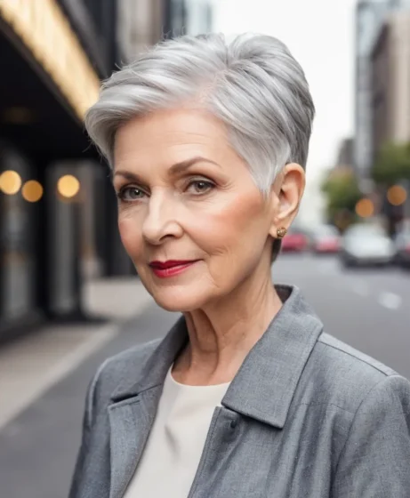 Tapered Pixie with Volume Crown
