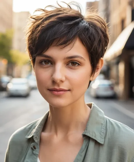 Textured Pixie with Soft Layers