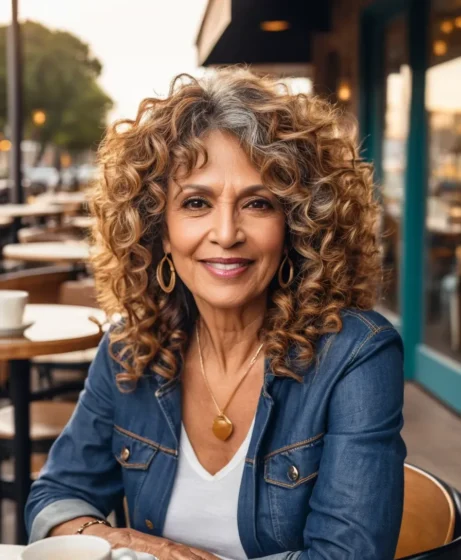 Voluminous Curly Shag