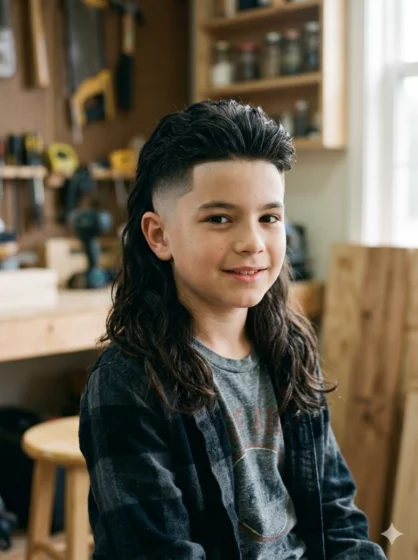 Baseball Mullet with Skin Fade for Sharp Finish