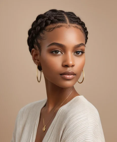 Bixie with Braided Accent