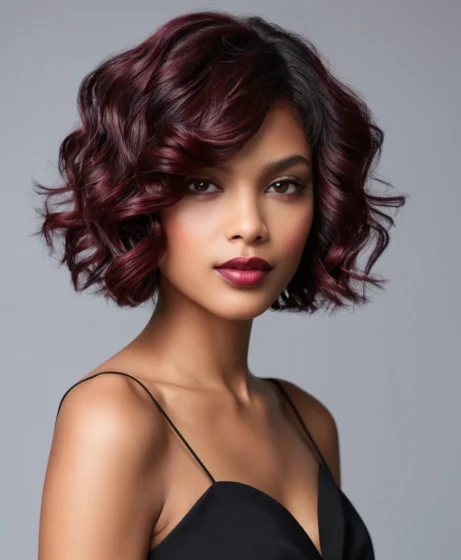 Black Cherry Short Waves
